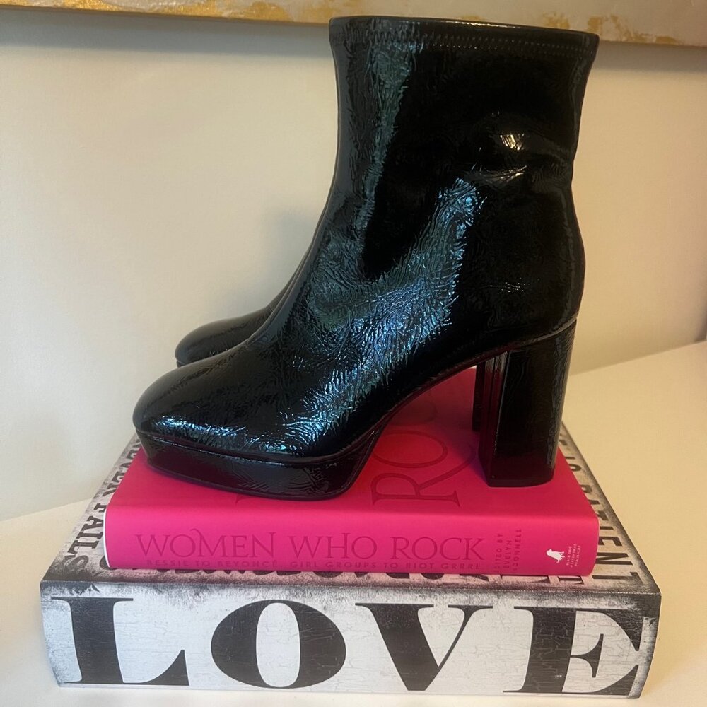 Impo Ovaida Platform Booties Black Size 8 1/2 m